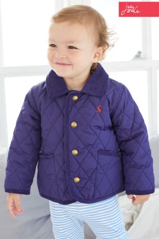 Joules Baby Blue Quilted Jacket (0mths-3yrs)